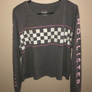 Hollister cropped shirt